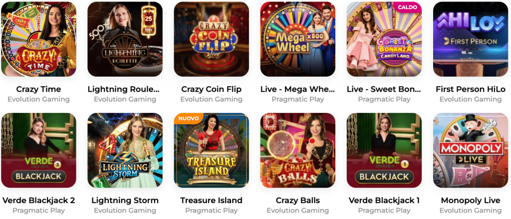 Live Casino con dealer dal vivo Verde Casino